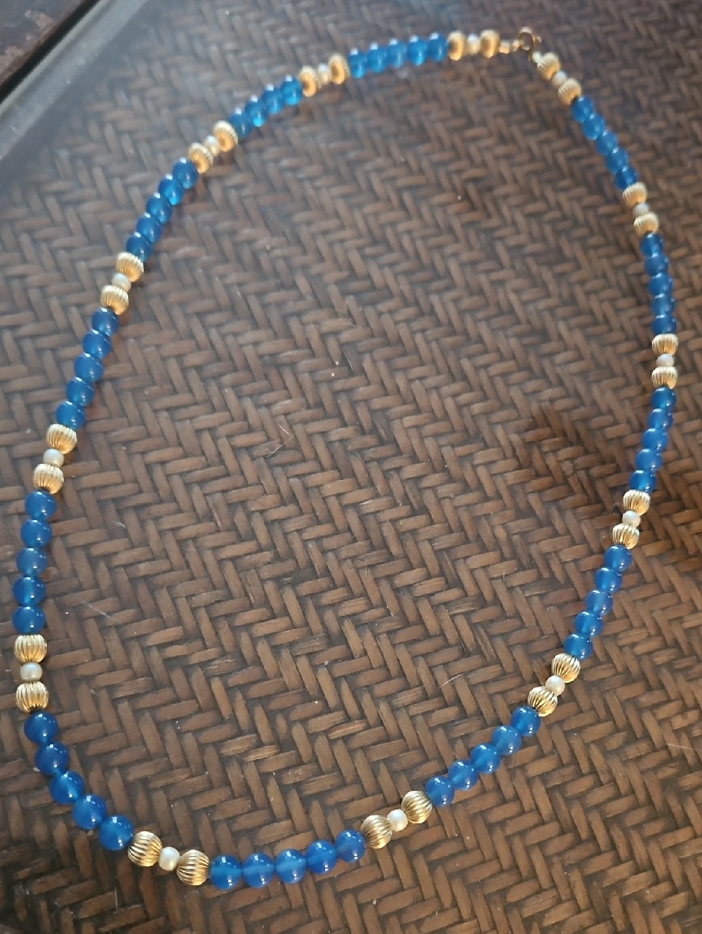 Gold Filled And Beaded Necklace